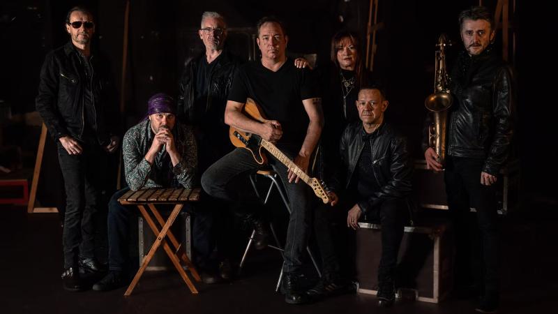 group shot of the Springsteen band