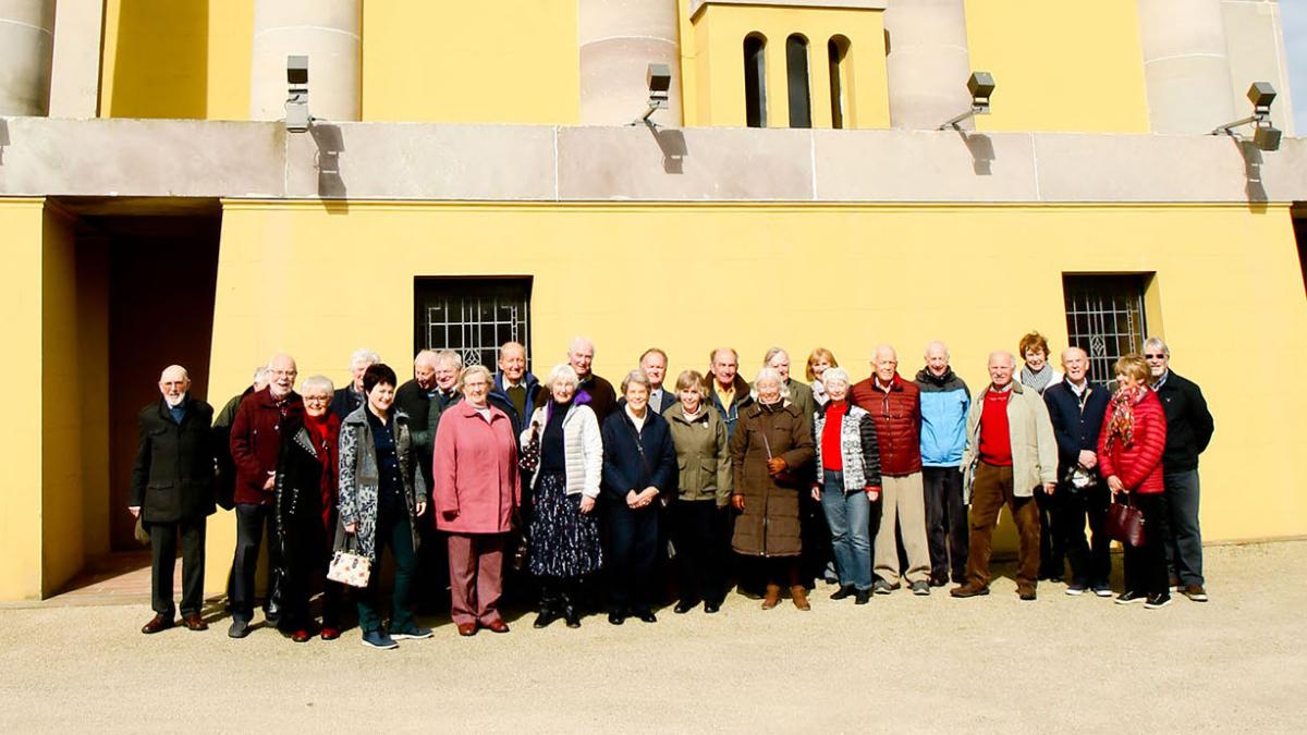 Tour Group at Portico