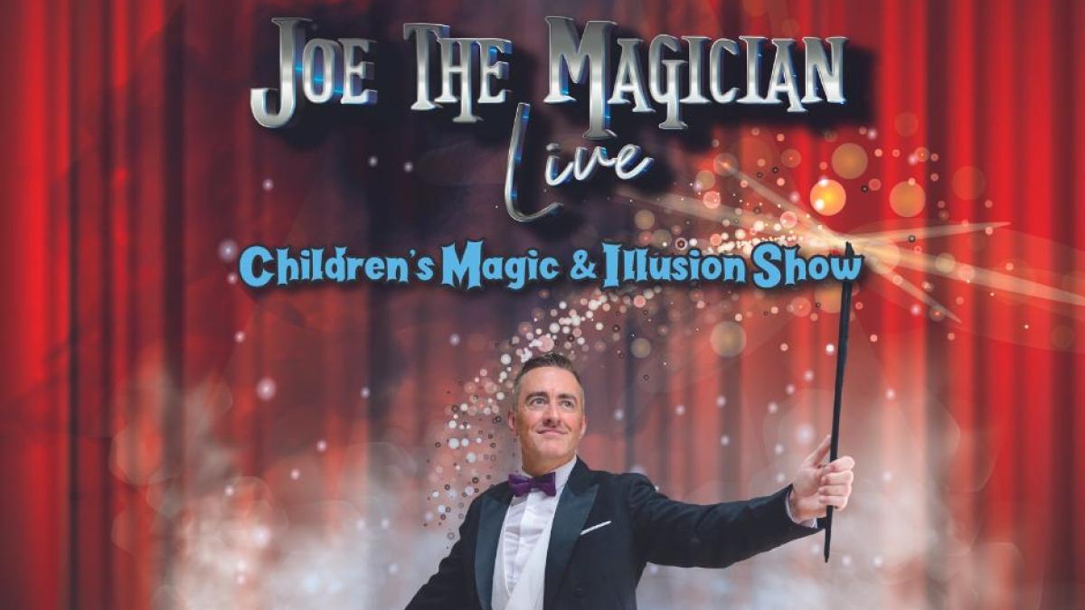 Joe the magician easter Monday Portico for kids