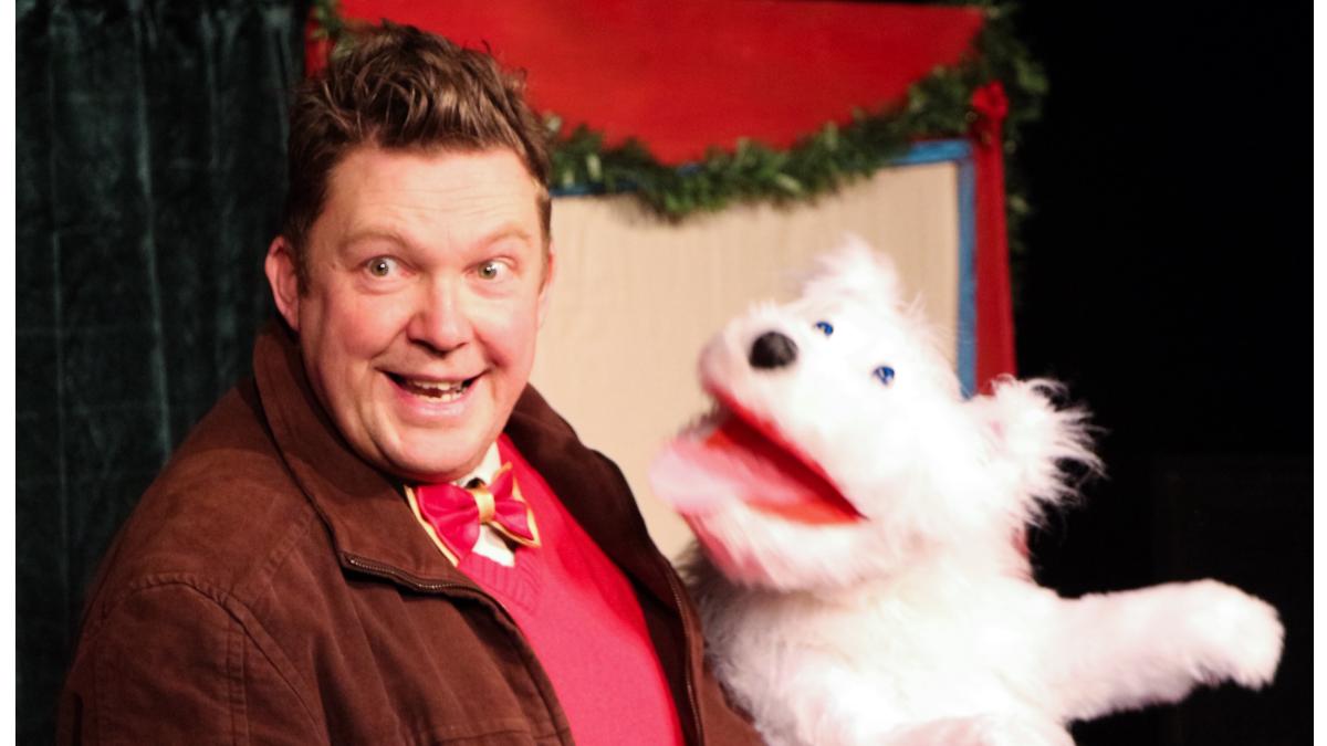 Craig and one of his many puppets