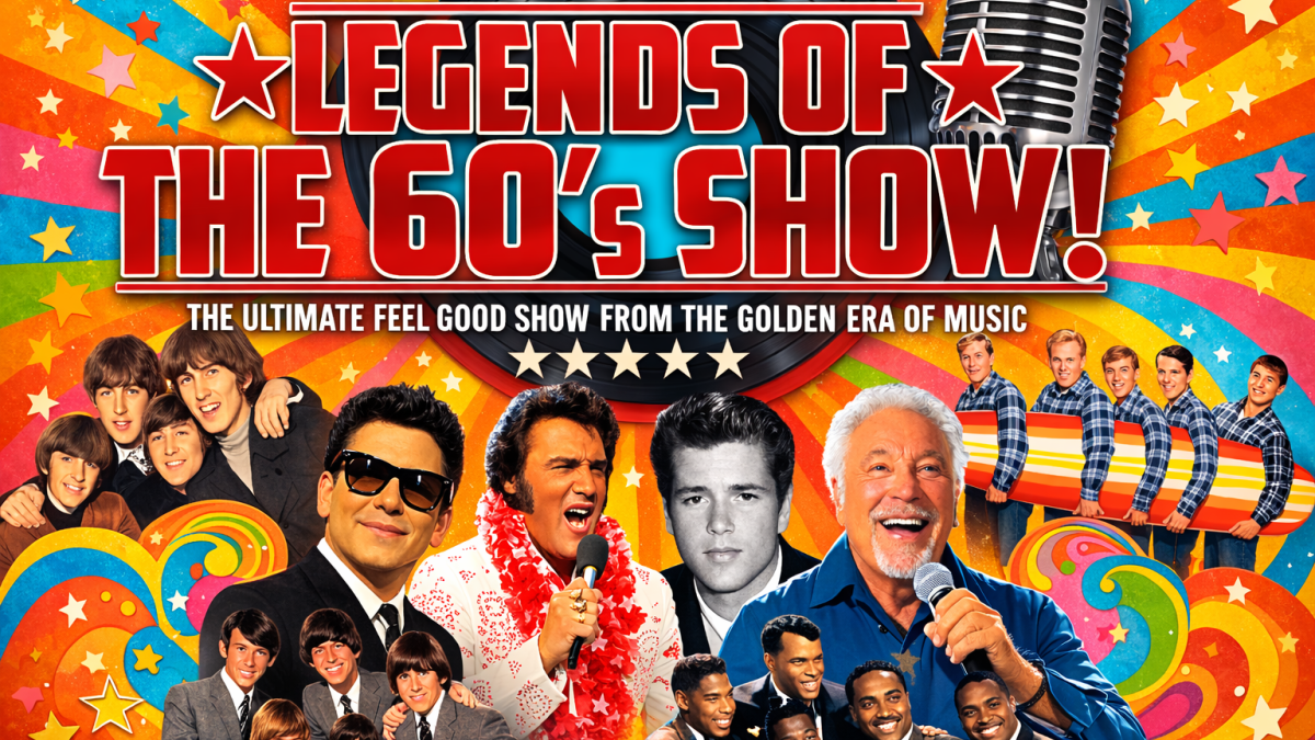 visual of acts and artists to expect to hear in the show including elvis, tom jones and roy orbison