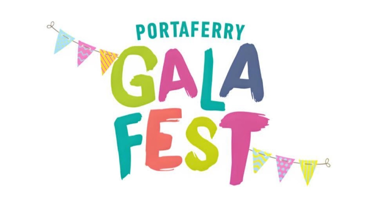 The Portaferry Galafest Logo against a white background