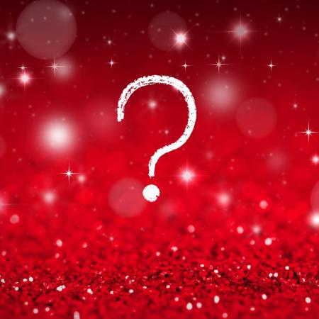 christmassy question mark